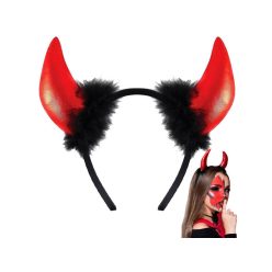   Ördög szarv fejpánt Halloween farsanghoz - gyerekek és felnőtteknek.