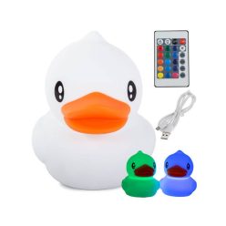   Színes LED kacsavilágító távirányítóval és USB csatlakozóval