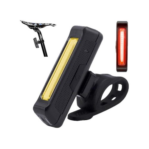 Hátsó kerékpárlámpa USB LED COB lámpa 500lm