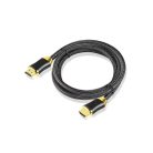 Magas sebességű HDMI 2.1 videó kábel arany csatlakozóval 3 méter - 8K 60Hz, 4K 120Hz támogatással