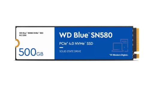 Western Digital SSD SN580 500GB Blue M.2 2280 - WDS500G3B0E