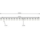 Napelemes fényfüzér 7m IP65 Gardlov 24008