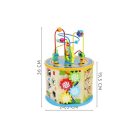 Fa oktató kocka gyerekeknek - számok, betűk, színek, formák, játék - 22429