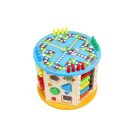 Fa oktató kocka gyerekeknek - számok, betűk, színek, formák, játék - 22429