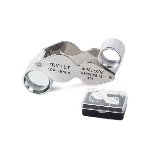 10-20x zseb nagyító