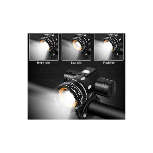 Kerékpár lámpa LED T6 szett elölre és hátulra