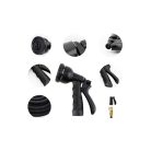 Kerticső 45m nyújtható csatlakozókkal, fúvókával és akasszalva