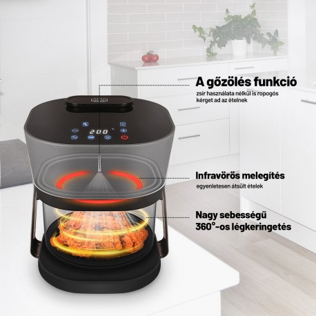 Gasztro Tech teszt: Lauben Glass&SteamAir® Fryer 4500BG