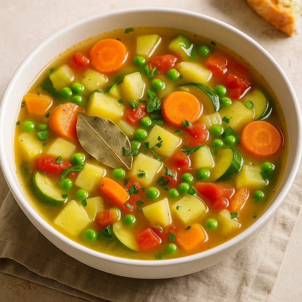 Lassúfőzős zöldséges raguleves – vegetáriánus recept, ami nem unalmas